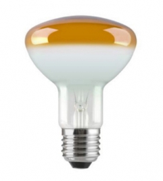 Лампа накаливания цветная желтая - GE 60R80/Y/E27 91527