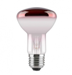 Красная рефлекторная лампа накаливания R63 General Eleсtric 40R63/R/E27 - код: 91532