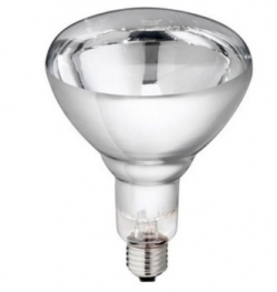 Лампа накаливания рефлекторная (инфракрасная) - General Electric Infrared Reflector Hard Glass 150R/IR/CL/E27 5000h - 28720