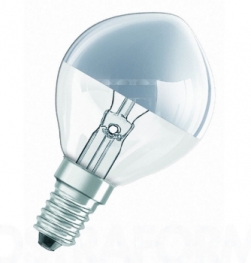 Лампа накаливания специальная декоративная - OSRAM SPC. MIRROR P SILV 40W 230V E14 - 4050300002224
