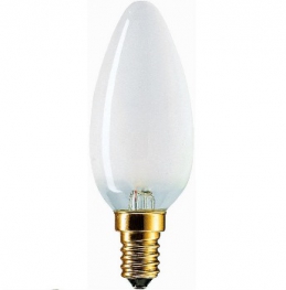 Лампа накаливания свечеобразная - Philips Standard B35 E14 матовая 230V 25W 215lm - 871150001171850