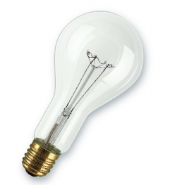 Лампа накаливания с защитой от перегрева (прозрачная) - OSRAM SPC. A T CL 300W 230V 4600lm E40 - 4050300012933