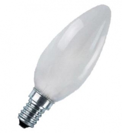 Лампа накаливания свечеобразная - OSRAM CLAS B FR 40W 230V E14 10X10X1 4050300005782