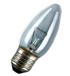 Лампа накаливания свечеобразная - OSRAM CLAS B CL 60W 230V E27 10X10X1 4050300331133