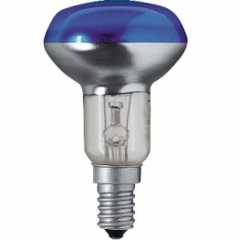 Лампа накаливания рефлекторная - Philips Reflector Colours NR50 E14 230V синяя 40W 160lm - 871150032802120