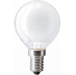 Лампа накаливания шарообразная - Philips Standard Lustre P45 E14 матовая 230V 25W 215lm - 871150001194750