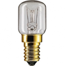 Лампа накаливания для печей - Philips Appliance T25 E14 прозрачная 230V 15W 90lm - 872790094703800