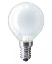 Лампа накаливания шарообразная - Philips Standard Lustre P45 E14 матовая 230V 25W 215lm - 921411144214