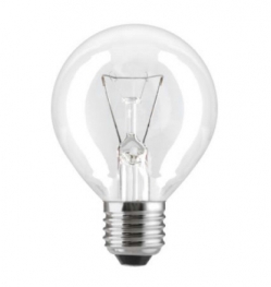 Лампа накаливания сферическая (прозрачная)- General Electric Spherical 25D1/CL/E27 210lm 1000h - 90564