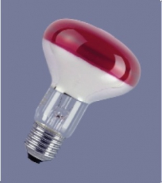 Лампа накаливания рефлекторная (зеркальная цветная ) - OSRAM CONC R80 RED 60W 230V E27 25X1 4050300061221