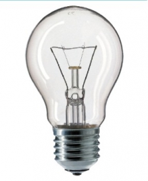 Лампа накаливания стандартная - Philips Stan 75W E27 230V A55 CL 1CT/120 871150057504351