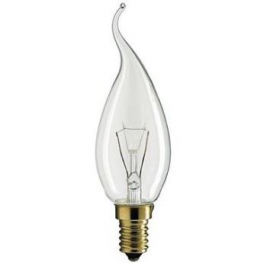 Лампа накаливания свеча - Philips Deco 15W E14 230V BXS35 AM 1CT/4X5F 871150032915838