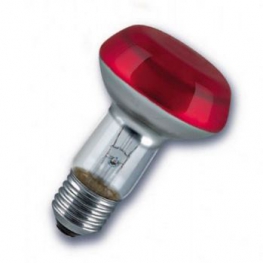 Лампа накаливания рефлекторная (зеркальная цветная ) - OSRAM CONC R50 RED SP 40W 230VE14 16X1 4050300001289