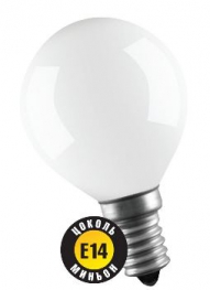Лампа накаливания форма "шар" NI-C-60-230-E14-FR 4607136 94317 9