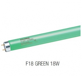 Люминесцентная цветная лампа - Sylvania F18W/T8/Green (зеленая) - 0002562