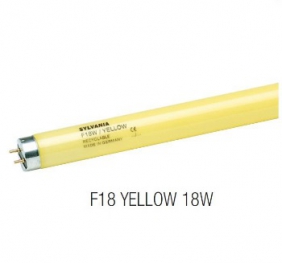 Люминесцентная цветная лампа - Sylvania F18W/T8/Yellow (желтая) - 0002561