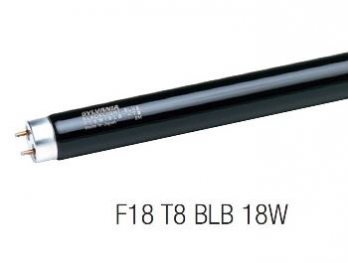 Лампа специальная люминесцентная с чёрной колбой - Sylvania Blacklight F18 T8 BLB G13 - 0000698
