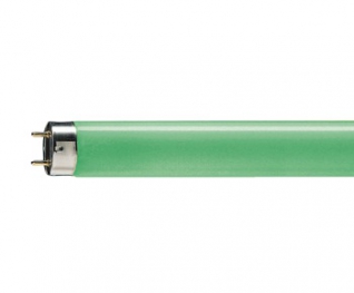 Лампа люминесцентная T8 цветная - Philips TL-D Colored 220V 36W G13 зеленая - 871150064300140