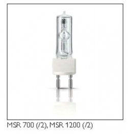 Лампа газоразрядная - Philips MSR 700/2 700W 7200K 55000lm 928171505114