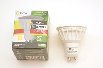 Светодиодная лампа - foton lighting FL-LED PAR16 7.5W 220V GU10 4200K - 4657352604712