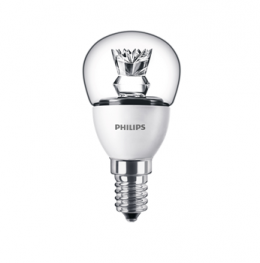 Лампа светодиодная шарообразная - Philips LED 5.5-40W E14 2700K 220-240V P45 CL ND_AP - 871869652424400