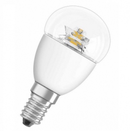 Лампа светодиодная грушеобразная - OSRAM LED STAR CLASSIC P SC LP40 6W/827 220-240V CS E14 10X1 470l - 4052899214989