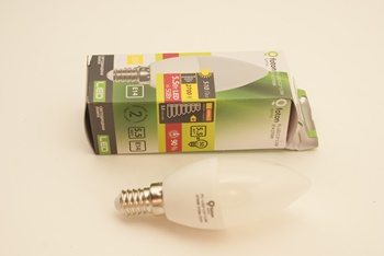 Лампа FL-LED C37 5.5W E14 2700К 220V 510Лм 37*108мм FOTON_LIGHTING - лампа свеча - код: 604736