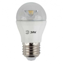 Лампа светодиодная грушеобразная - Era LED smd P45-7w-827-E27-Clear 600lm 30000h - B0012347