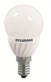 Sylvania Toledo BALL 3W Satin E14 SL G45 Лампа светодиодная шар 220V-3W цоколь E14 цветность - теплый белый ресур 15000h. - 0011646