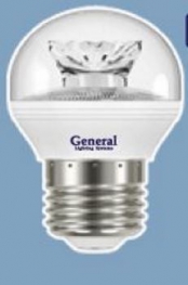 Светодиодная лампа - General GLDEN-G45С-7W-230-E27-2700K - GL-641200