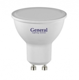 Лампа светодиодная - General GLDE-MR16-3.5-230-GU10-4500 50x58 6204