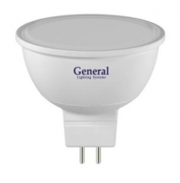 Лампа светодиодная - General GLDE-MR16-3.5-230-GU5.3-6500 50x58 6202
