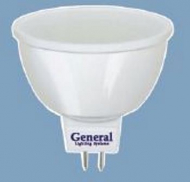 Светодиодная лампа - General GLDEN-MR16-7W-230-GU5,3-4500K - GL-632800
