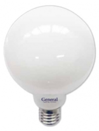 Светодиодная филаментная лампа (матовая) GLDEN-G95S-M-8-230-E27-2700 General - 655311
