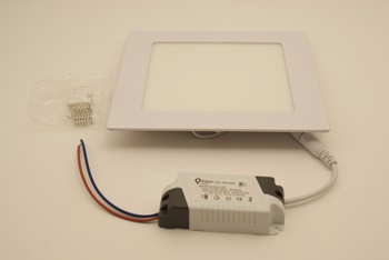 Встраиваемый светодиодный светильник - foton lighting FL-LED PANEL-Q12 12W 3000K 1080Lm 166x166mm - 4657352606563