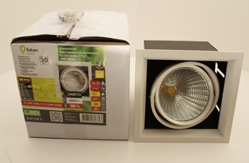 Светодиодный светильник - foton lighting FL-LED Grille-111-1 30W 4000K 2400Lm 195mmx195mm - 4657352606693