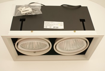 Светодиодный светильник - foton lighting FL-LED Grille-111-2 60W 4000K 4800Lm 360mmx195mm - 4657352606716