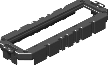 Модульная рамка MT4 45 для 4 розеток Modul-45connect, длина 208 мм