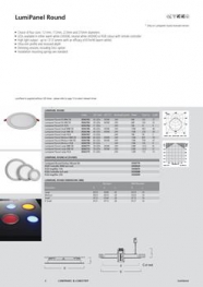 Светодиодная панель (светильник) - Sylvania Lumipanel Round XS NW DB - 3036763