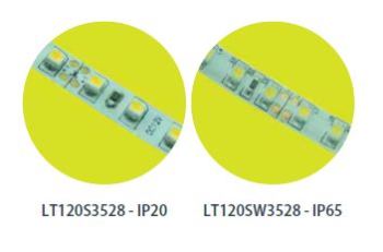 Светодиодная лента - foton lighting LT120S3528WW 24V 9,6W/m 3000K 120LED/m IP20 - 657004