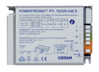 ЭПРА для газоразрядных ламп (для установки в светильнике) - OSRAM PTi 70/220-240 S - 4008321049629