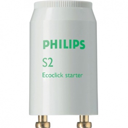 Стартер Philips S2 для люминесцентных ламп 4 - 22W 220/240V (110/130V) 871150069830825