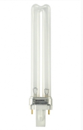 Лампа КЛЛ специальная бактерицидная - Sylvania Germicidal Compact G9W Lynx-S G23 8000h - 0025050