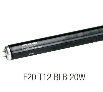 Sylvania BLB F20 T12 ультрафиолетовая лампа 60см 57В 20W цоколь G13 d=41mm - 0009326