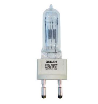 Лампа специальная галогенная студийная — OSRAM 64787 CP/75 2000W 230V G22 4050300246154