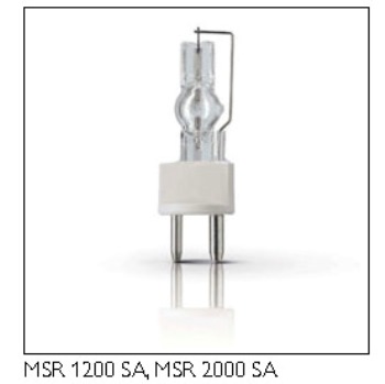 Лампа специальная студийная - Philips MSR Short Arc 2000 SA 2000W GY22 928173205114