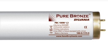 Лампа специальная для солярия - Sylvania Pure Bronze PBC 100W 2,0 without reflector 0001182 - For beginners