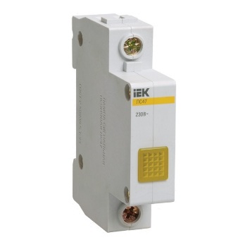 Лампа сигнальная неоновая (желтая) - IEK ЛС-47 - MLS10-230-K05