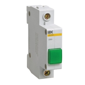 Лампа сигнальная со светодиодной матрицей (зеленая) - IEK ЛС-47М - MLS20-230-K06