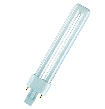 Лампа люминесцентная компактная OSRAM DULUX S - 9W/830 600lm G23 3000K - 4050300025742